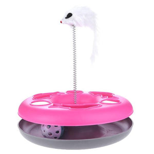 Cat Mouse Toy Crazy Amusement Disk Multifunctional Disk